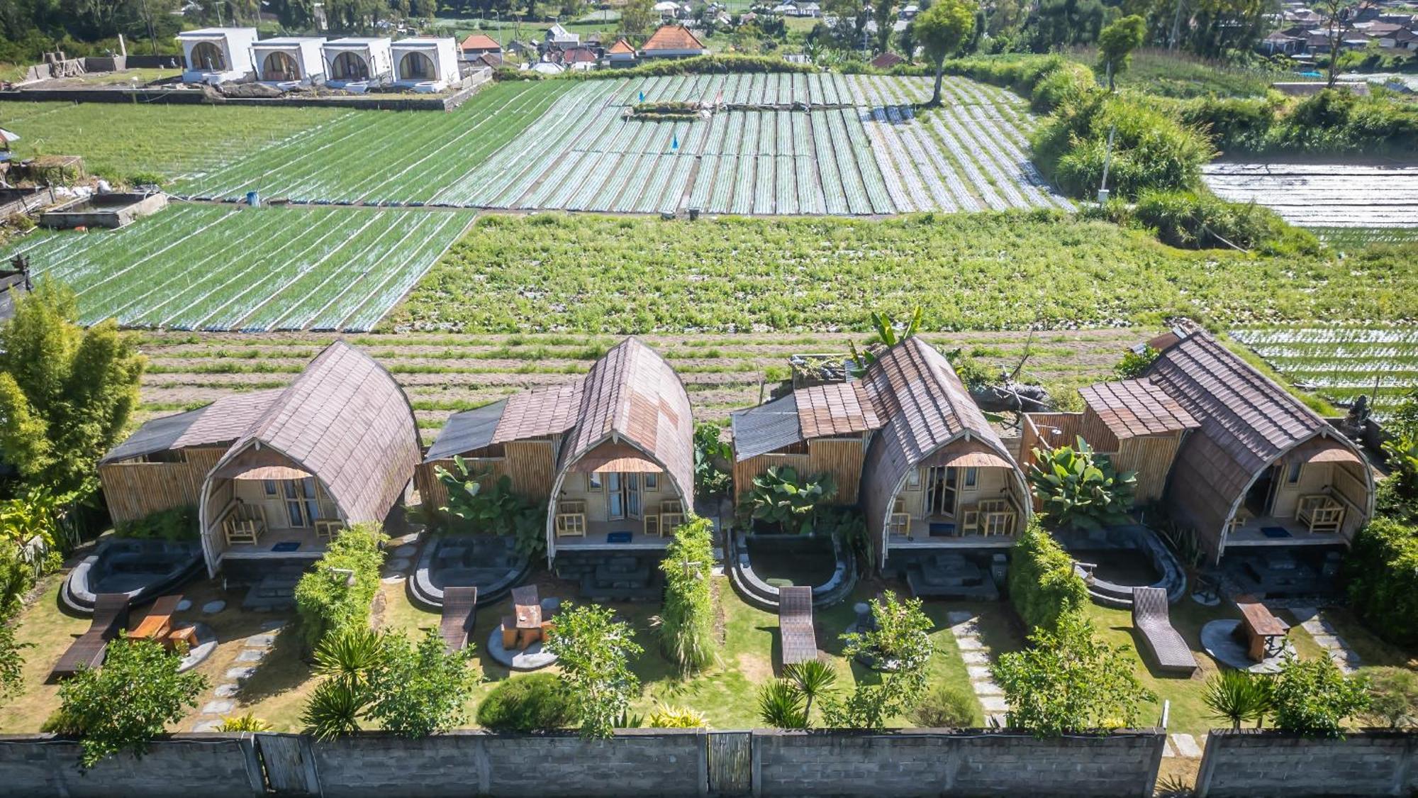 Tegal Bamboo Cottages & Private Hot Spring Baturaja  Ngoại thất bức ảnh